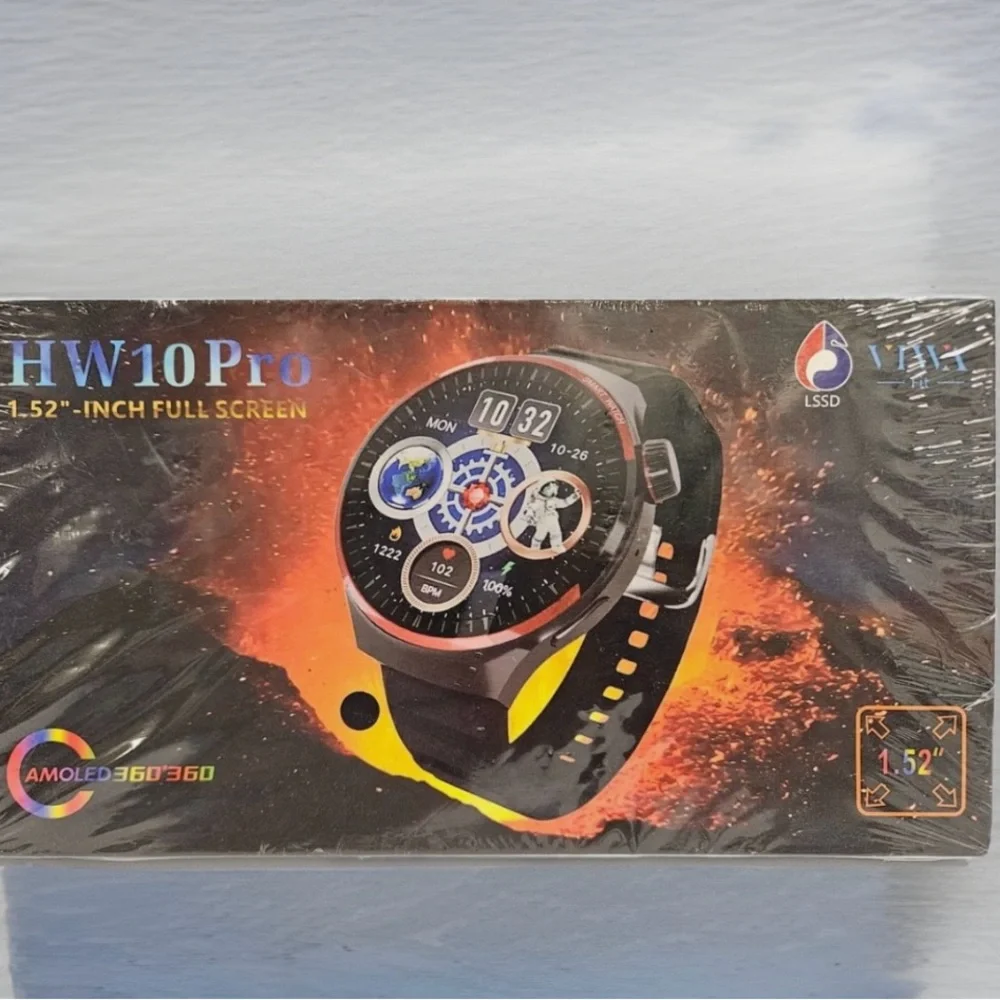 VIWA Fit HW10 Pro 1.52” AMOLED Smartwatch Bluetooth Call NFC New Sealed